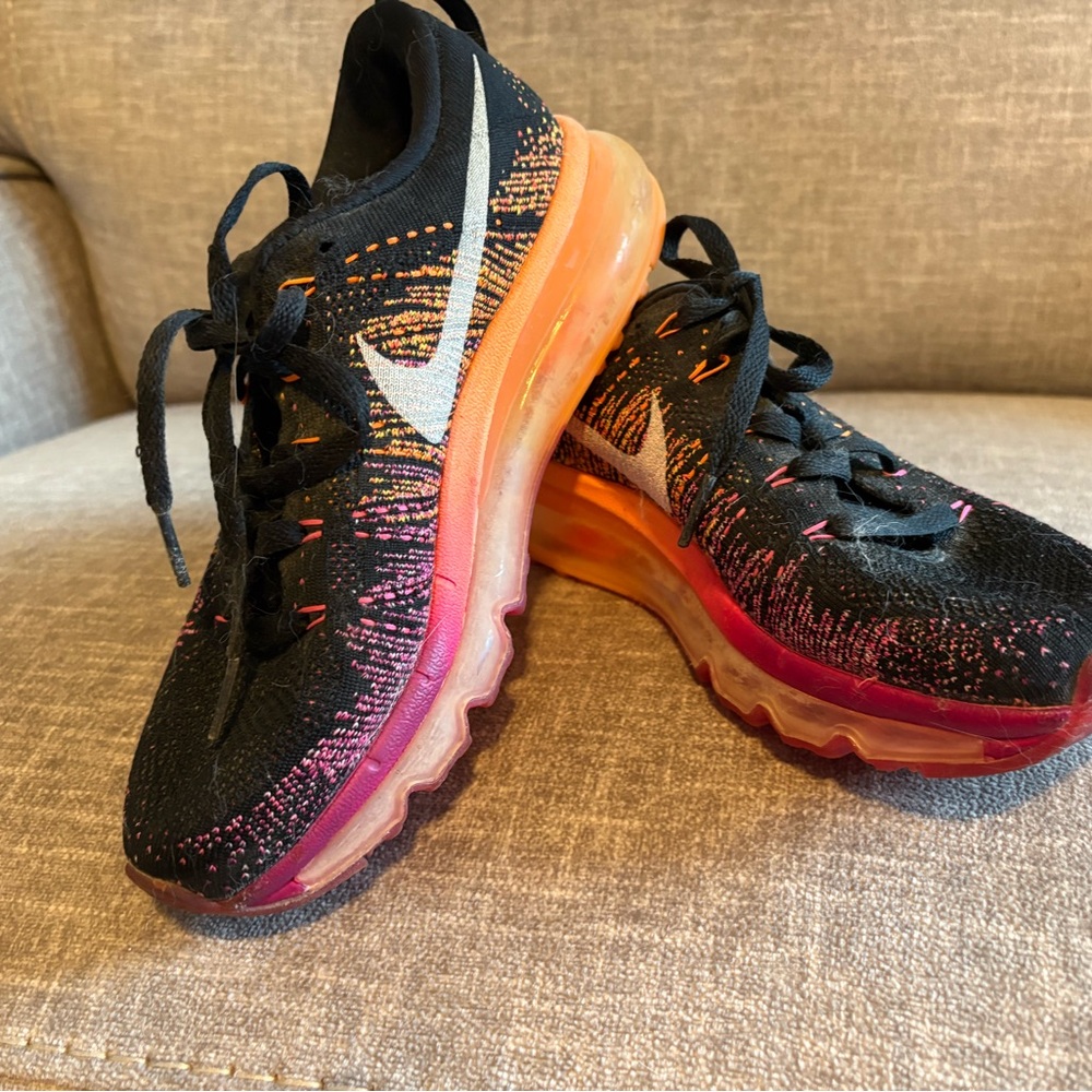 Nike Women's Sneakers - Black, Pink, Orange